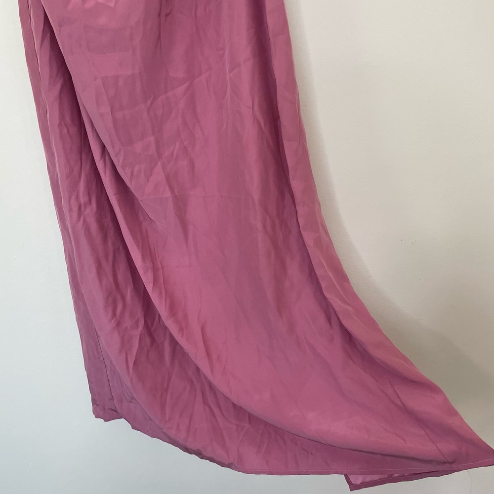 NWT Reformation Pink Silk Midi Dress - Picture 6 of 11